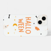 Coque Pour iPhone 14 Cadeau simple noir et blanc HalloWeen (Verso Horizontal)