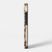 Coque Pour iPhone 14 Cadre doré orné de roses (Côté gauche)