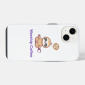 Coque Pour iPhone 14 Café de culte - Couverture Iphone 14 (Verso Horizontal)