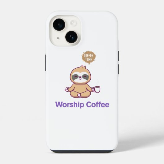 Coque Pour iPhone 14 Café de culte - Couverture Iphone 14 (Verso)