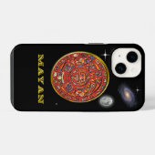 Coque Pour iPhone 14 Calendrier maya (Verso Horizontal)