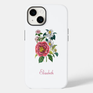 Coque Pour iPhone 14 Camélias personnalisés