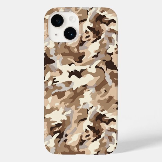 Coque Pour iPhone 14 Camo Imprimer iPhone 14 Coque (Verso)