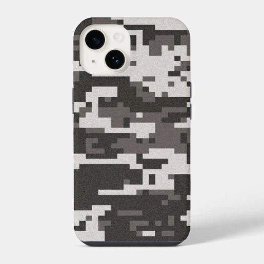 Coque Pour iPhone 14 Camo numérique (étui d'iPhone) (Verso)