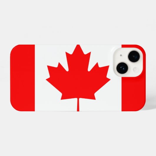 Coque Pour iPhone 14 Canada (Verso Horizontal)
