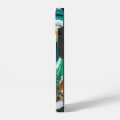Coque Pour iPhone 14 Capinha de Celular Camaleão: Estilo e Proteção (Côté gauche)