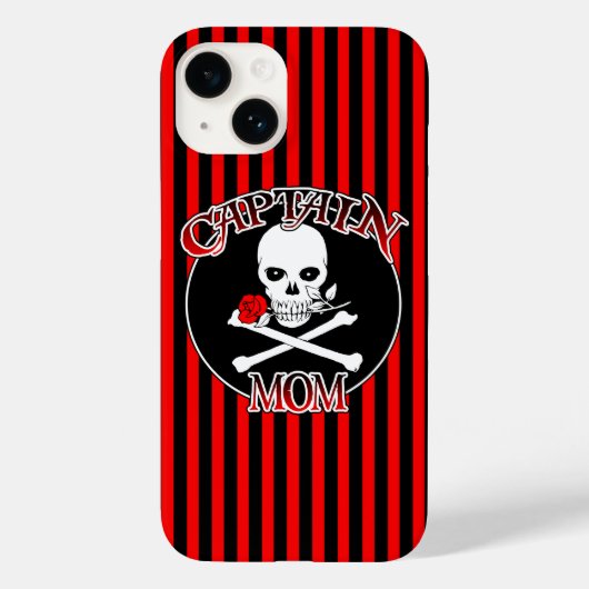 Coque Pour iPhone 14 Capitaine Maman iPhone 6 Coque (Verso)
