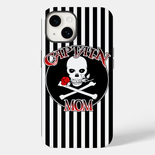 Coque Pour iPhone 14 Capitaine Maman iPhone 7 Coque (Verso)