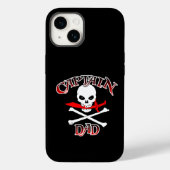 Coque Pour iPhone 14 Capitaine Papa Coque-Mate iPhone 13 Coque (Verso)