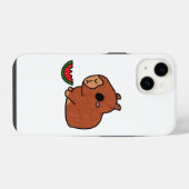 Coque Pour iPhone 14 Capybara (Verso Horizontal)