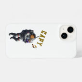Coque Pour iPhone 14 Capybara Astronaut Bagpipes (Verso Horizontal)
