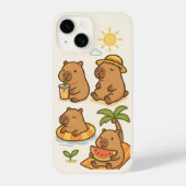 Coque Pour iPhone 14 Capybara Phone case (Verso)
