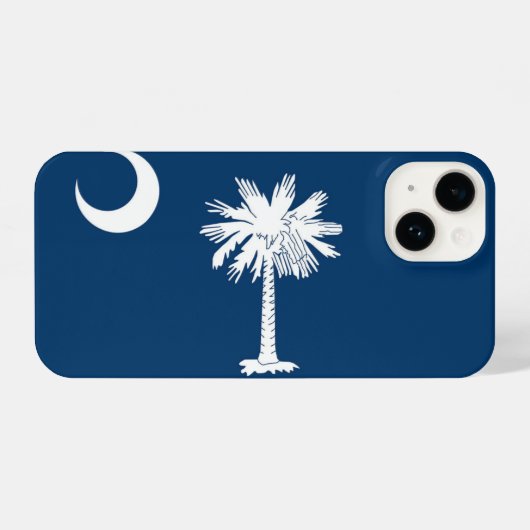 Coque Pour iPhone 14 Caroline du Sud (Verso Horizontal)