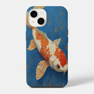 Coque Pour iPhone 14 🐟 Carpe Céleste
