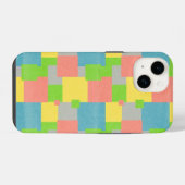 Coque Pour iPhone 14 Carré coloré (Verso Horizontal)