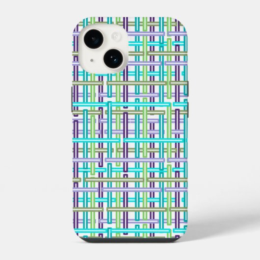Coque Pour iPhone 14 Carreaux Cool (Verso)
