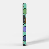 Coque Pour iPhone 14 CARRÉS DIAG mélangés (Côté droit)