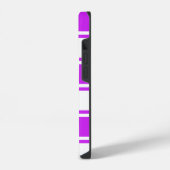 Coque Pour iPhone 14 Carrés Gras Violet Gras (Côté gauche)