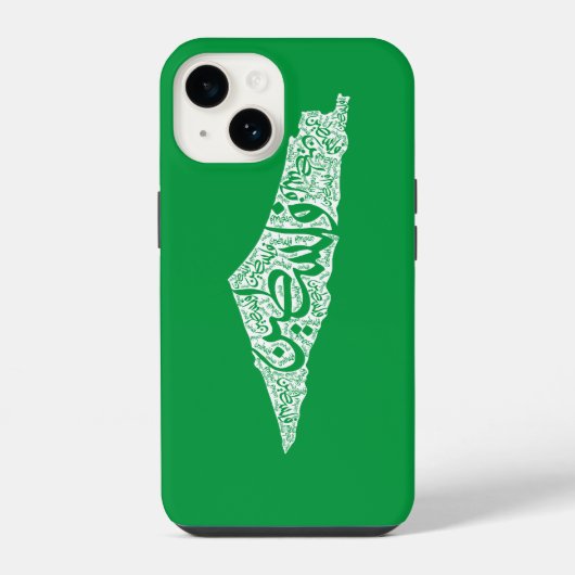 Coque Pour iPhone 14 Carte de la Palestine libre et drapeau du Canada ( (Verso)