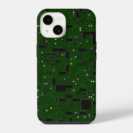 Coque Pour iPhone 14 Carte verte (Verso)