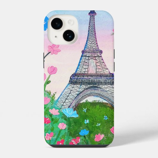 Coque Pour iPhone 14 Case para Iphone Paris (Verso)