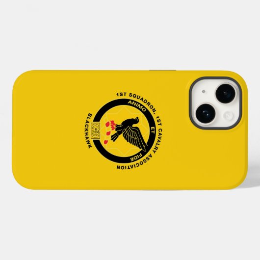 Coque Pour iPhone 14 Cav Association iPhone 14 Coque - Or (Verso (horizontal))