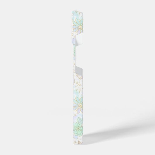 Coque Pour iPhone 14 Celestial Floral Harmony (Côté gauche)