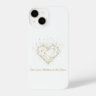 Coque Pour iPhone 14 Celestial Geometric Heart iPhone Case - Our Love
