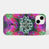 Coque Pour iPhone 14 Celestial Zen Lotus Coque-coque iphone Mate (Verso Horizontal)