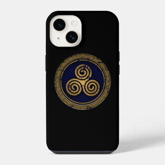 COQUE POUR iPhone 14 CELTIC SWIRLS CIRCLE (Verso)