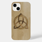 Coque Pour iPhone 14 Celtic Triquetra Trinity Knot iPhone 14 Coque (Verso)