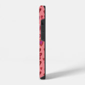 Coque Pour iPhone 14 Cent cœurs (Côté gauche)