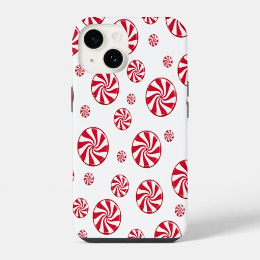 Coque Pour iPhone 14 Cercle rouge (Verso)