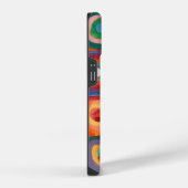 Coque Pour iPhone 14 Cercles Carré de Kandinsky (Côté droit)