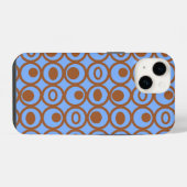 Coque Pour iPhone 14 Cercles dans des Cercles (Verso Horizontal)