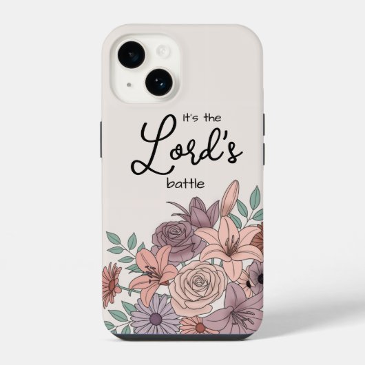 Coque Pour iPhone 14 C'est la bataille du Seigneur  (Verso)