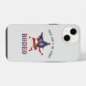 Coque Pour iPhone 14 C'est pas mon premier RODÉO (Verso Horizontal)