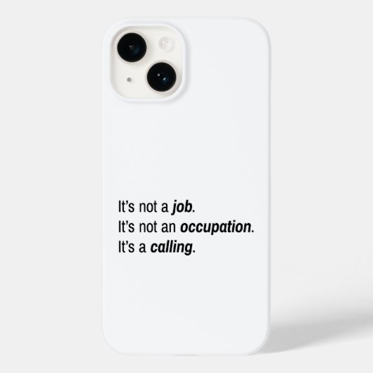 Coque Pour iPhone 14 C'est un coque iphone d'appel (Verso)