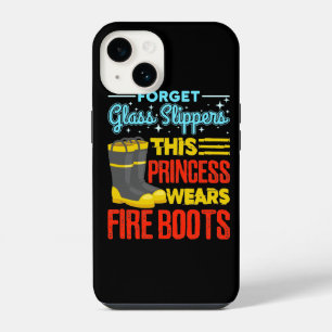 Coque Pour iPhone 14 Cette princesse porte des bottes de pompier