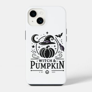 Coque Pour iPhone 14 Chapeau de sorcière d'Halloween et magie de design