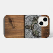 Coque Pour iPhone 14 Chasseur de cerfs  (Verso Horizontal)