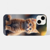 Coque Pour iPhone 14 chat bébé (Verso Horizontal)
