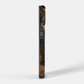 Coque Pour iPhone 14 Chat doré gothique Steampunk (Côté droit)
