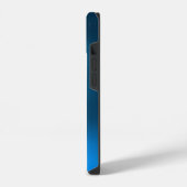 Coque Pour iPhone 14 CHAT NOIR bleu (Côté gauche)