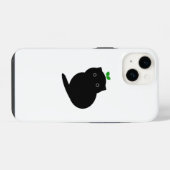 Coque Pour iPhone 14 Chat Q (Verso Horizontal)