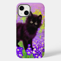 Chaton noir de Gustav Klimt