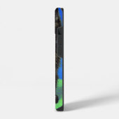 Coque Pour iPhone 14 Chaton noir de style Van Gogh (Côté gauche)