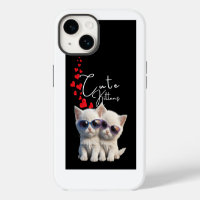 Chatons mignons et flux de coeur