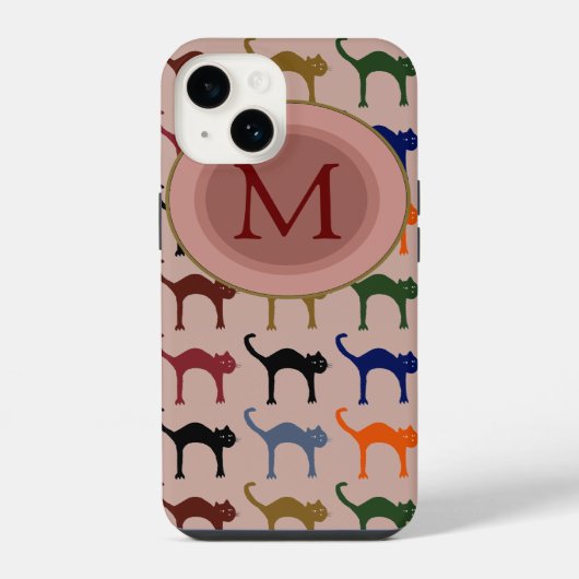 Coque Pour iPhone 14 Chats à ajouter (Verso)