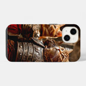 Coque Pour iPhone 14 Chats de combat (Verso Horizontal)